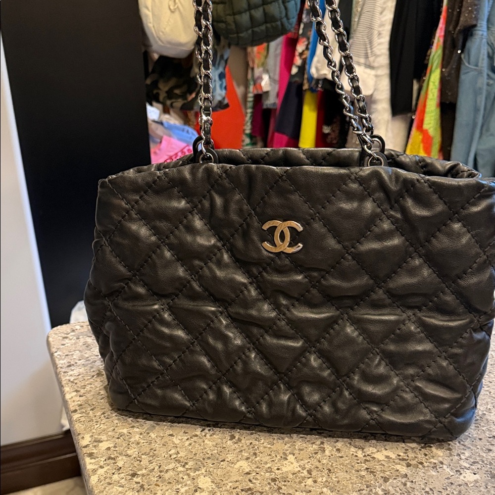 Chanel Black Quilted Shoulder Bag